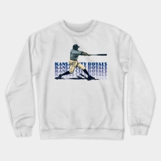 Retro Kansas City Royals Slugger Crewneck Sweatshirt